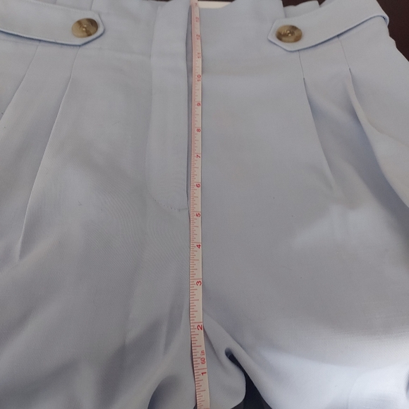 Ann Taylor The Paperbag Ankle Pant - light blue -NWT - Picture 9 of 13